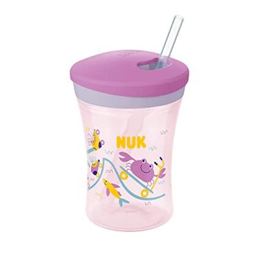 Imagem de NUK Copo Action Evolution Com Canudo 230 Ml Girl - Roxa