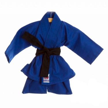 Imagem de Kimono Kimoninho Azul Judô Jiu Jitsu Bebê Menino