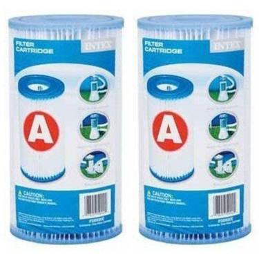 Imagem de Kit 02 Cartuchos Refil Tipo A Filtro Intex Bomba 2006 3785