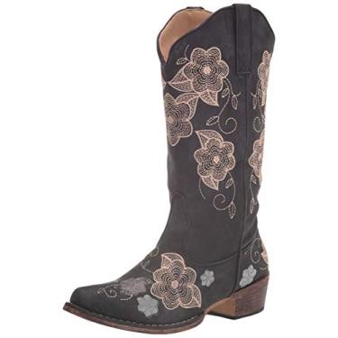 Imagem de ROPER Botas Country Femininas, Preto, 6.5