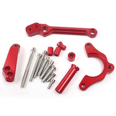 Imagem de FINMOKAL Para KAWASAKI Z900 2017-2019 Kit de montagem de suporte CNC estabilizador de amortecedor de direção