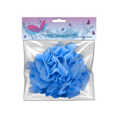 Imagem de Esponja Para Banho Delikad Azul 
