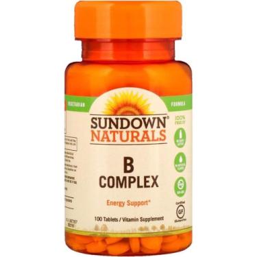 Imagem de Complexo B 100 Tablets Sundown B1 B2 B6 B12 Importado Eua
