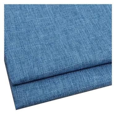 Imagem de Costura e Tecido Tecido De Linho De Cor Sólida, Faça Você Mesmo, Tecido De Costura Artesanal Por Jarda, Tecido Bordado Para Cadeiras, Sofá, Toalhas De Mesa, Cortinas E Estofados (Color : A24, Size :