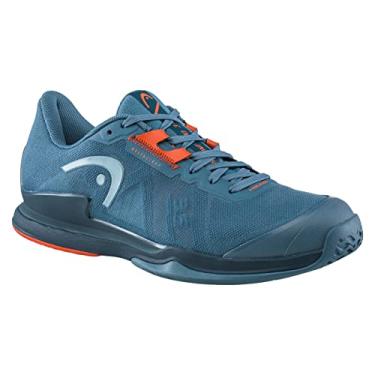 Imagem de HEAD Tênis masculino Sprint Pro 3.5 (Bluestone/Laranja, EUA_Footwear_Size_System, Adulto, Masculino, Numérico, Médio, Numérico_7_Point_5)