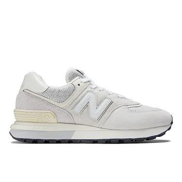 Imagem de New Balance Tênis masculino 574 V1 Core, Cinza/branco, 39