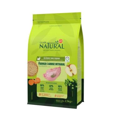 Imagem de Guabi Natural Cão Sênior Mini Pequeno Frango Arroz 2,5Kg
