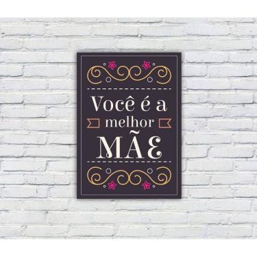 Imagem de Quadro/Placa Decorativa MDF s/ Moldura Tema Mães