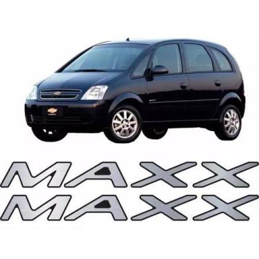 Imagem de Par De Adesivos Maxx Lateral P/ Corsa, Prisma, Celta, Meriva - Resitan