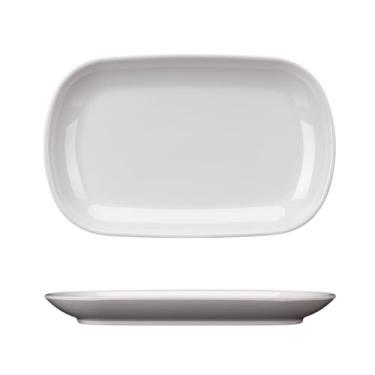 Imagem de Pães cozidos no vapor para café da manhã, bolinhos, prato de macarrão frito, dim sum retangular, prato frio, prato de lanche - 1310 branco 25,4 cm