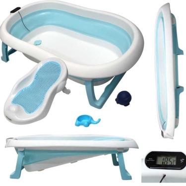 Imagem de Banheira Happy Baby Azul - Premium Baby