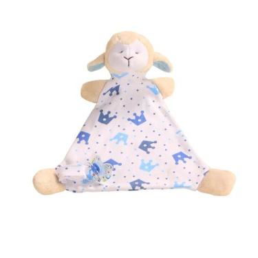 Imagem de Naninha Bebê Cheirinho Porta Chupeta com guizo e prendedor de chupeta 