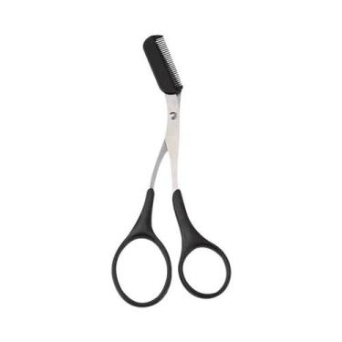 Imagem de Tesoura Curvada De Aço Inoxidável Para Unhas, Tesoura Afiada Para Mani