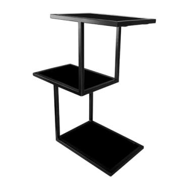 Imagem de Prateleira Nicho Para Decoração de Sala Quarto Canyon - Preto/preto