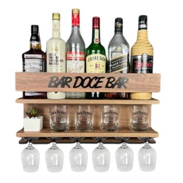 Imagem de Barzinho de Parede Whisky Gin Vodka Bacardi Bar Doce Bar Im
