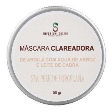 Imagem de Máscara Facial Natural De Argila Branca - Solini