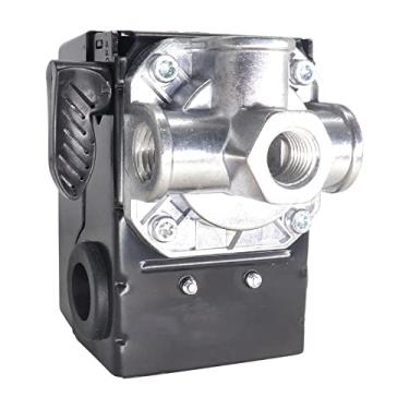 Imagem de Autu Parts 23474653-A Pressostato Para Peças Ir Compressor De Ar 145/175 Psi Fêmea 4 Portas Alimentação Lateral Com Fio Descarregador Ajustável 23474653 23474653-R