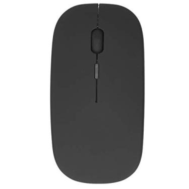 Imagem de Mouse, transmissão de longa distância, sensor óptico inteligente, portátil, 2,4 GHz, mouse ergonômico para computador (preto)