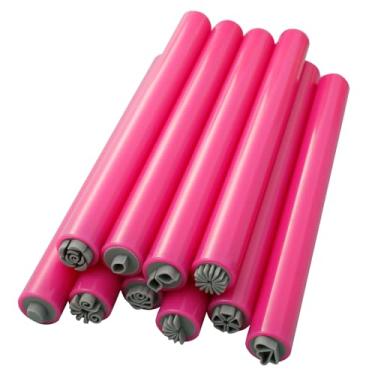 Imagem de Conjunto de canetas de carimbo de arte de unhas, caneta de carimbo de flor para arte de unhas, ferramentas de design de unhas de plástico, ferramentas de carimbo de arte de unhas, ferramentas de unhas