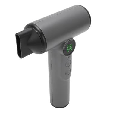 Imagem de Serounder Secador de Cabelo Sem Fio, Secador de Cabelo Portátil Recarregável de 200w Com Bico, Quente e Frio, Velocidade Ajustável, para Camping de Viagem RV