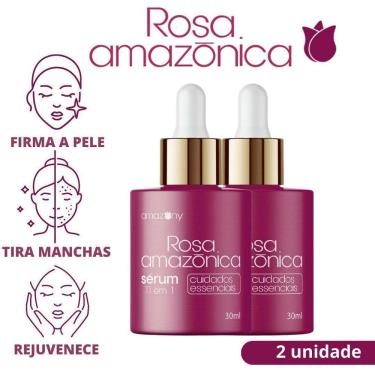 Imagem de Rosa Amazônica O Poder Da Rosa Mosqueta Amazônica 2 Frascos