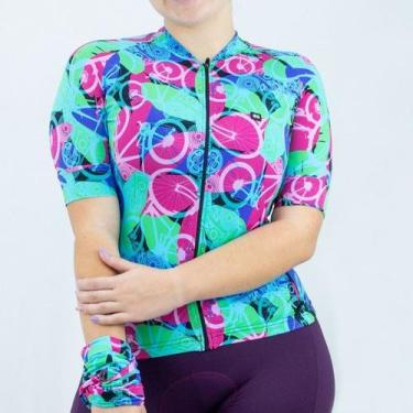 Imagem de Camisa de Ciclismo Feminina Márcio May Funny Neon Euphoria - Márcio Ma