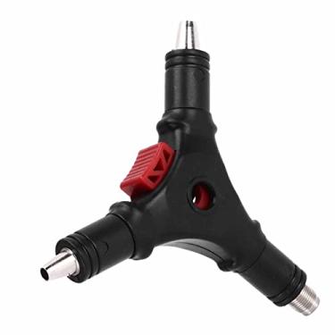 Imagem de Zhjvihx Descascador de Fio Inglês, Ferramenta de Alargamento de Compressão de Descascador Compacto F Plug Steel Booster de Alta Resistência para Cabo Coaxial RG59 RG6 para áudio e Vídeo