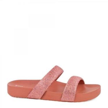 Imagem de Tamanco Papete Tiras Largas Glitter Zaxy Feminina-Feminino