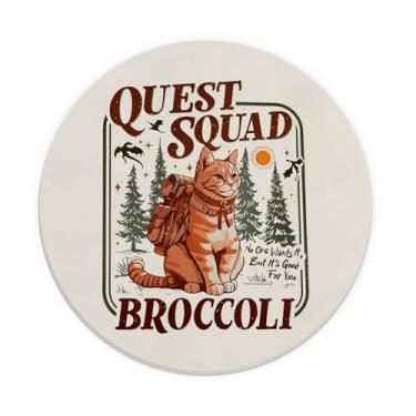 Imagem de TFKFJLF Tapete de rato kawaii redondo de gato fofo para mouse sem fio, tapete de rato anime, acessórios de mesa de escritório fofos para computador, presentes de gato para mulheres, mousepad de jogos