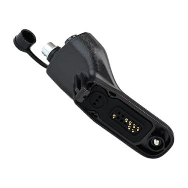Imagem de Fone de ouvido adaptador QD Hawk lapela microfone fone de ouvido fone de ouvido de liberação rápida para Motorola APX 6000 7000 8000 Xpr 6550 7550 Walkie Talkies (adaptador)