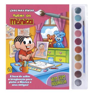 Imagem de Livro - Turma da Mônica Livro para Pintar com Aquarela - On Line Edito