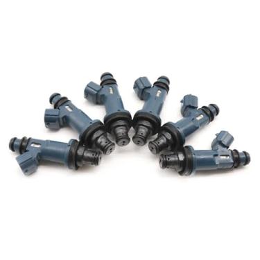 Imagem de Conjunto de 6 bicos injetores de combustível para Toyota Sienna 3.0L V6 (1998-2003) e Solara V (1999-2003). Peças de reposição para automóveis.