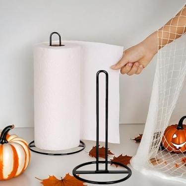 Imagem de Suporte de papel toalha de bancada, suporte de rolo de cozinha para cozinha e banheiro