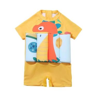 Imagem de Maiô Infantil Com Estampa De Desenho Animado, Flutuante, Com Proteção 