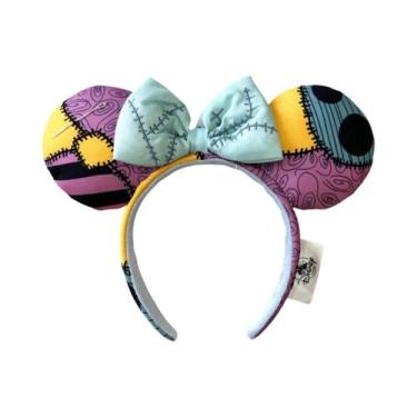 Imagem de Tiara De Pelúcia Mickey E Minnie Mouse 2025 Para Festa De Fim De Ano D