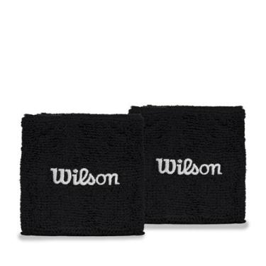 Imagem de Munhequeira Wilson Preta e Branca - Com 02 Unidades