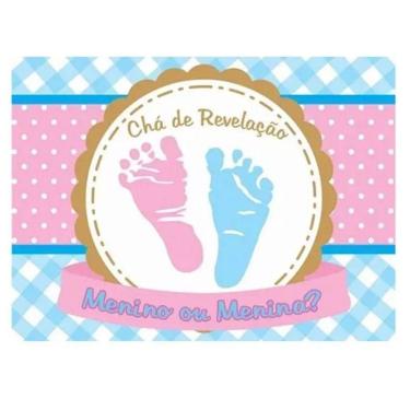 Imagem de Tnt Estampado Chá Revelação - Painel