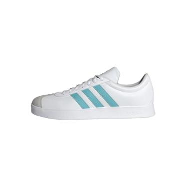 Imagem de adidas Unissex-adulto Vl Court Mer, Branco/Semi Mint Rush/Cinza, 12 Women/11 Men