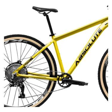 Imagem de Bicicleta Aro 29 Absolute Nero 5 12v Hollowtech K7 Freio Hidráulico Garfo Trava No Guidão amarelo Tam: 15