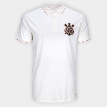 Imagem de Camisa Polo Corinthians Com Punho Masculina-Masculino