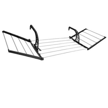 Imagem de Varal Suspenso Com Abas Janela Sacada Dobrável Resistente - MAHIL