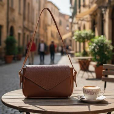 Imagem de Bolsa Flap Envelope Texturizada Ombro E Transversal - JS Bolsas, Caram