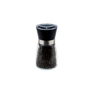 Imagem de Moedor de Sal e Pimenta Vidro e Moinho em Ceramica Preto - WECK