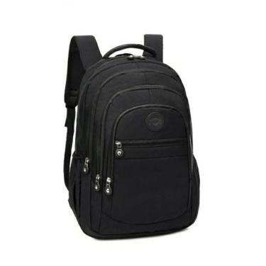 Imagem de Mochila Feminina Escolar Faculdade Espaço para Notebook Bolso Porta Garrafa Casual Colo...