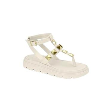 Imagem de Sandália Papete Vizzano Flatform Tratorada Skipes Dedo Moda - Moleca, 