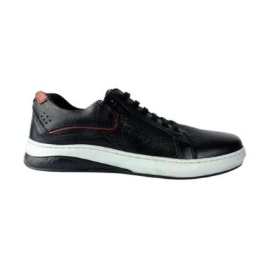 Imagem de Sapatenis Com Ziper Levecomfort -45703, Preto, 40