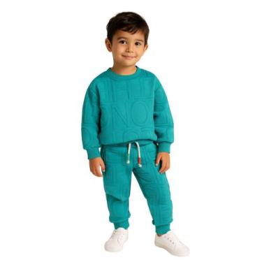 Imagem de Conjunto Infantil Unissex Azul com Estilo Moderno Festa - - anjo da ma