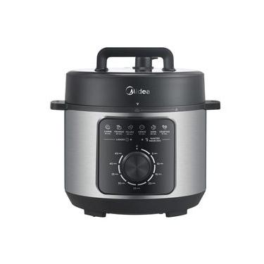 Imagem de Panela de Pressão Elétrica Midea 4 Litros Preto e Inox - PPM4