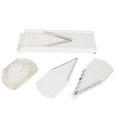 Imagem de cortador de fatiar ralador em forma de V,Conjunto de fatiador de vegetais multiuso, cortador de legumes de queijo de aço inoxidável, para legumes, frutas, triturador manual, ralador, ferramenta de cozinha, multipurp