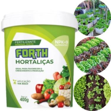 Imagem de Fertilizante Forth Hortaliças pote 400 gr - Forth Jardim